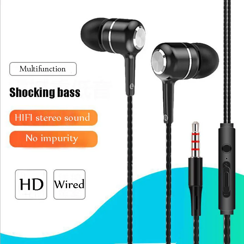 3.5mm In-Ear Stereo Earbuds Earphone For Cell Phone Universal Sports Earphone Running Headset For Samsung For iPhone
3.5mm In-Ear Stereo Earbuds Earphone For Cell Phone Universal Sports Earphone Running Headset For Samsung For iPhone