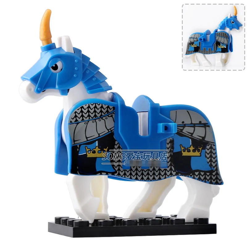 Single Sale Series XH598 Kingdom War Horse Battle Steed Medieval Rome minifig super heroes assemble Building DIY Blocks Toys
Single Sale Series XH598 Kingdom War Horse Battle Steed Medieval Rome minifig super heroes assemble Building DIY Blocks Toys