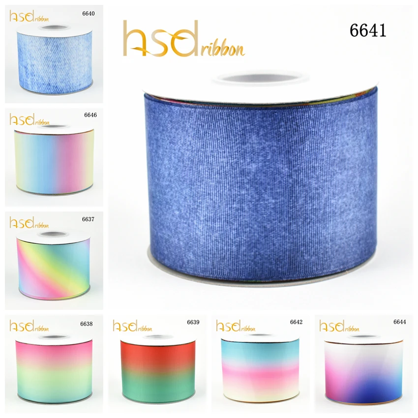 HSDRibbon 16MM 22MM 38MM 75MM all size heat transfer printed cowboy and rainbow pattern series Grosgrain Ribbon
HSDRibbon 16MM 22MM 38MM 75MM all size heat transfer printed cowboy and rainbow pattern series Grosgrain Ribbon