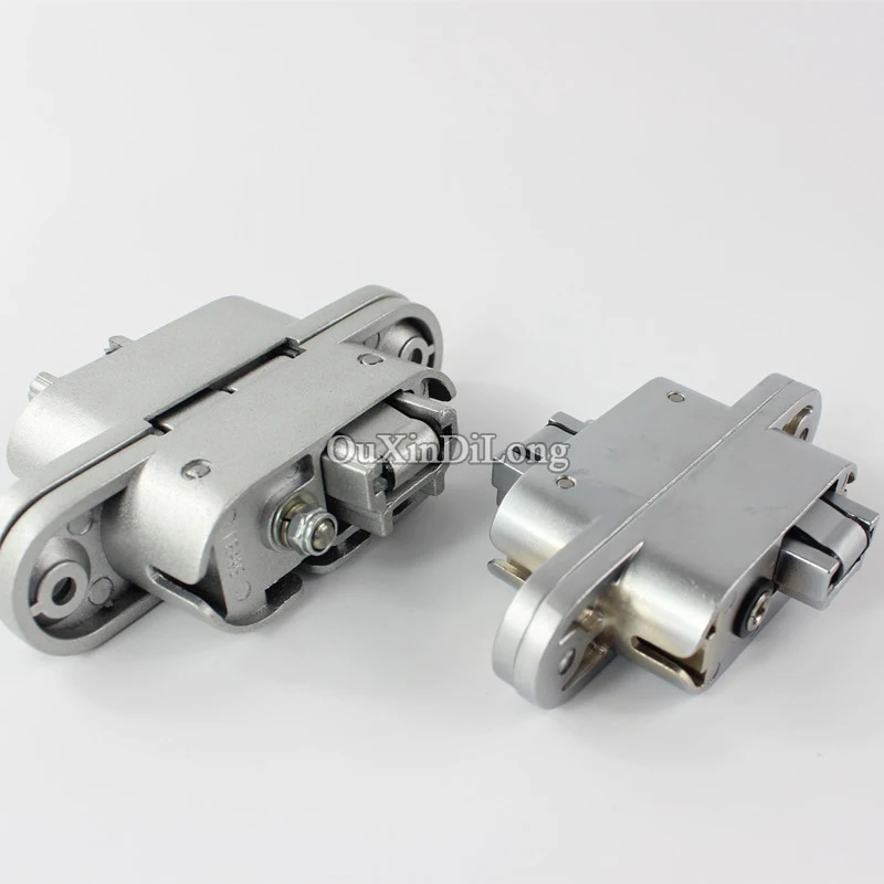 Nuevas bisagras de puerta invisibles ajustables de 2 uds., bisagras