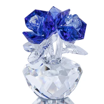 H&D Xmas Gift Crystal Blue Rose Flowers Paperweight Art Glass Artificial Flowers Figurines Craft Home Wedding Favors Decoration
H&D Xmas Gift Crystal Blue Rose Flowers Paperweight Art Glass Artificial Flowers Figurines Craft Home Wedding Favors Decoration