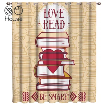 Love Read Be Smart Room Curtains Large Window Curtain Rod Living Room Bathroom Kitchen Fabric Floral Drapes Window
Love Read Be Smart Room Curtains Large Window Curtain Rod Living Room Bathroom Kitchen Fabric Floral Drapes Window