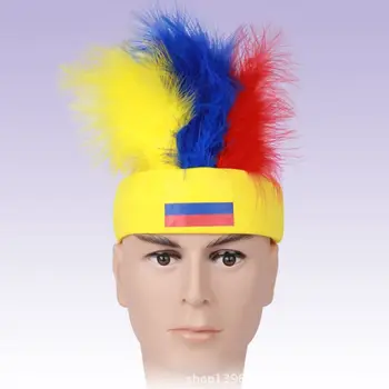 20pcs/lot Russia Football Game fans feather wig for Colombia football fans football match party wig free shipping
20pcs/lot Russia Football Game fans feather wig for Colombia football fans football match party wig free shipping