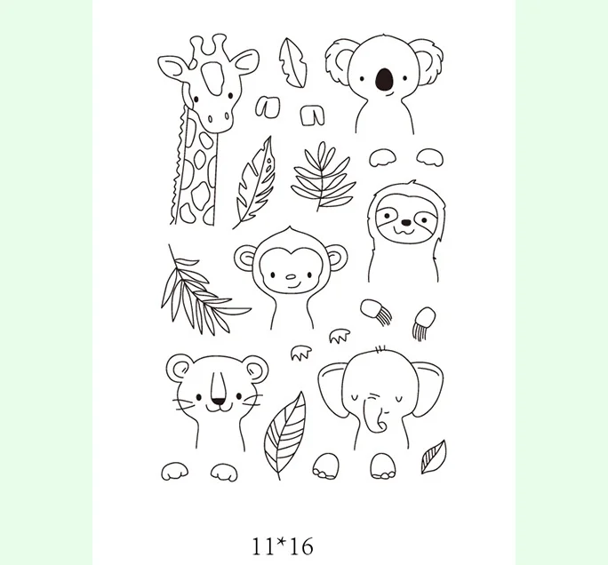 Animal Transparent Clear Stamps for DIY Scrapbooking/Card Making/Kids Christmas Fun Decoration Supplies
Animal Transparent Clear Stamps for DIY Scrapbooking/Card Making/Kids Christmas Fun Decoration Supplies