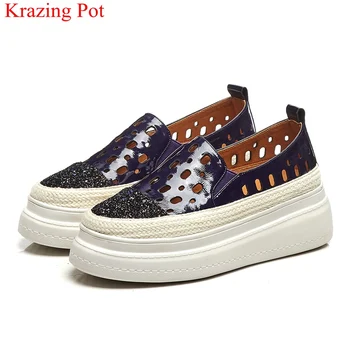 superstar breathable round toe slip on high heels thick bottom women sneakers wedges hollow bling casual vulcanized shoes L18
superstar breathable round toe slip on high heels thick bottom women sneakers wedges hollow bling casual vulcanized shoes L18