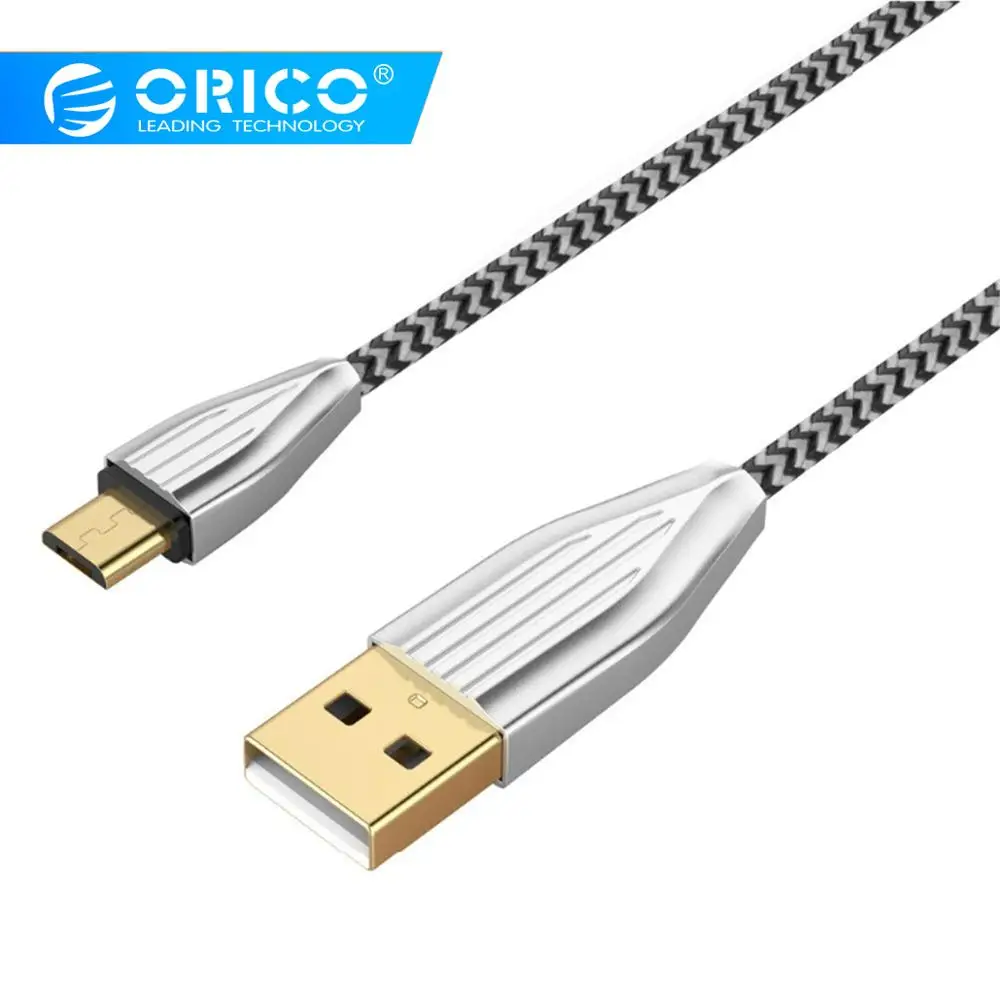 ORICO 2.1A Braided Nylon Suitcase-style Series Android USB Type-A to Micro USB 1M Sync Fast Charge Cable Charge Cord
ORICO 2.1A Braided Nylon Suitcase-style Series Android USB Type-A to Micro USB 1M Sync Fast Charge Cable Charge Cord
