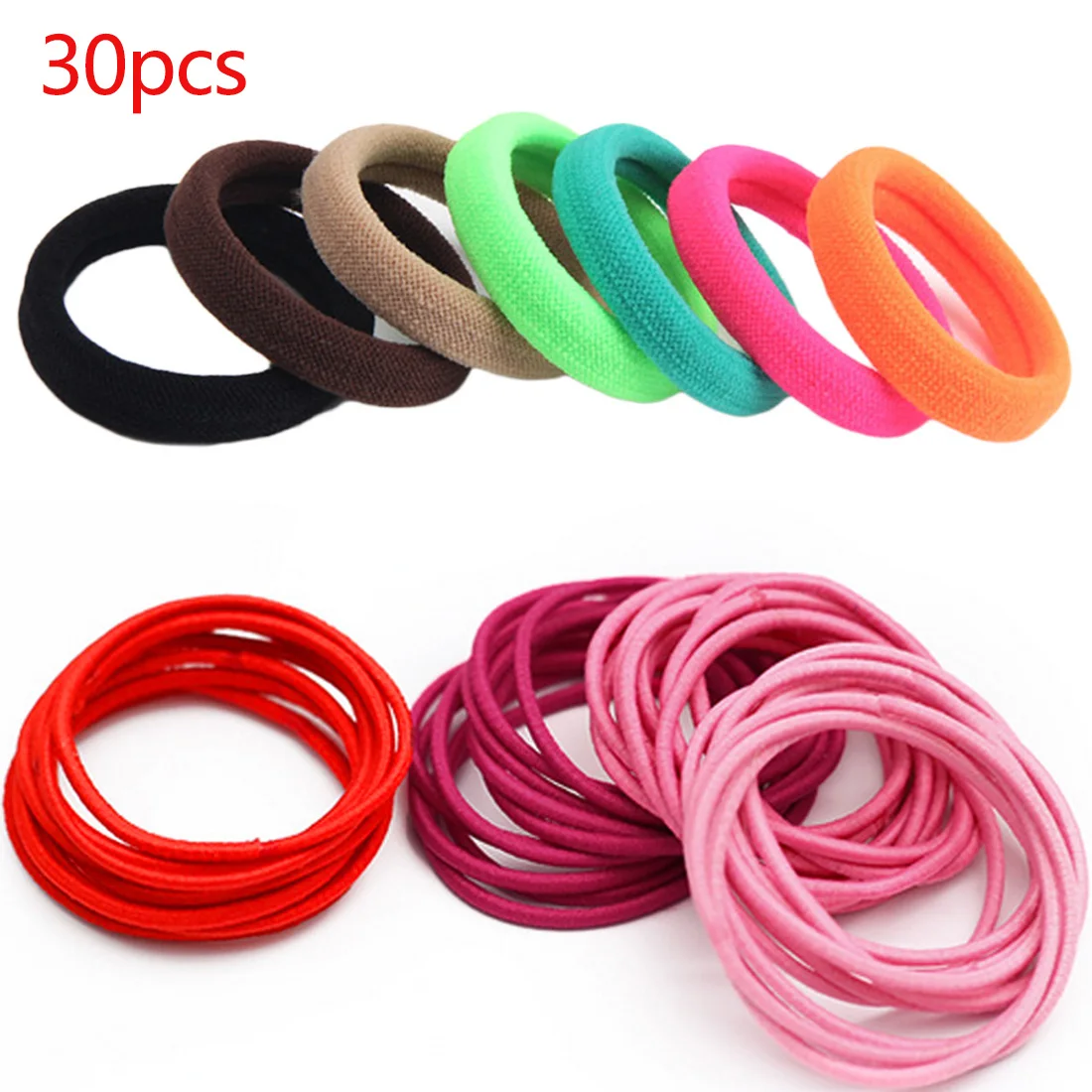 30pcs/lot Korean Candy Color Elastic Hair Rubber Bands Rope Seamless Tie Gum for Hair Accessories Ponytail Holder for Girls
30pcs/lot Korean Candy Color Elastic Hair Rubber Bands Rope Seamless Tie Gum for Hair Accessories Ponytail Holder for Girls