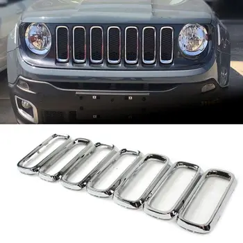 7x ABS Car Front Grille Vent Hole Frame Cover Trim No A Net Fit For Jeep Renegade 2015-2016 Car Exterior Accessories Styling
7x ABS Car Front Grille Vent Hole Frame Cover Trim No A Net Fit For Jeep Renegade 2015-2016 Car Exterior Accessories Styling