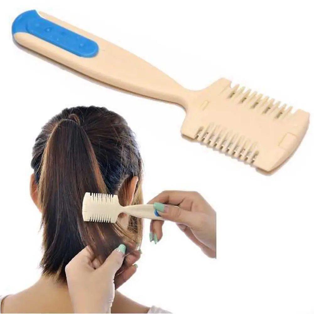 DIY Home Hairdresser Makeup Tools Hair Cutting Trimmer Razor Blade Comb for Thinning Bangs Long Hair Beauty Hair Cut
DIY Home Hairdresser Makeup Tools Hair Cutting Trimmer Razor Blade Comb for Thinning Bangs Long Hair Beauty Hair Cut