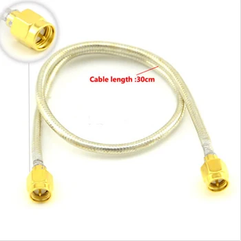 (5 pieces/lot) Wholesale SMA Male to SMA Male Plug Rightangle Connector Extension Cable RG402 30CM Wire No Cover
(5 pieces/lot) Wholesale SMA Male to SMA Male Plug Rightangle Connector Extension Cable RG402 30CM Wire No Cover
