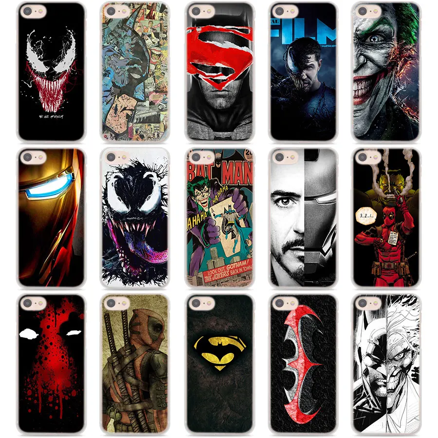 VENOM Batman Joker ironman deadpool Cases cover for Apple iPhone 5 5S 6 6S 7 8 Plus X XS XR XS MAX Protector Hard Phone case
VENOM Batman Joker ironman deadpool Cases cover for Apple iPhone 5 5S 6 6S 7 8 Plus X XS XR XS MAX Protector Hard Phone case