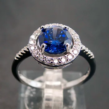 Round 7MM Crystal Finger Rings Tanzanite Color Solid 925 Striling Silver Wedding Engagement Anniversary Full Size Women Rings
Round 7MM Crystal Finger Rings Tanzanite Color Solid 925 Striling Silver Wedding Engagement Anniversary Full Size Women Rings