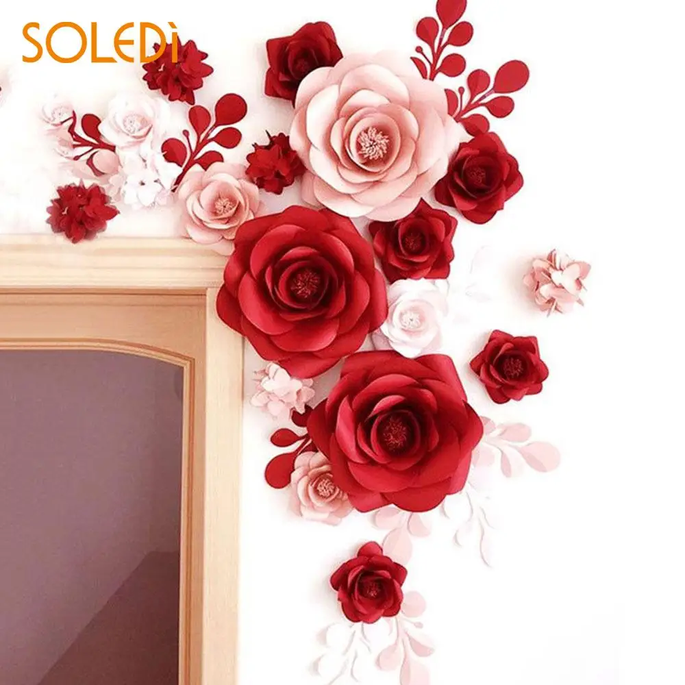 Backdrop Paper Flower Paper Wedding Flowers Beautiful 3 Size Paper Rose Diy Party Decor Birthday
Backdrop Paper Flower Paper Wedding Flowers Beautiful 3 Size Paper Rose Diy Party Decor Birthday
