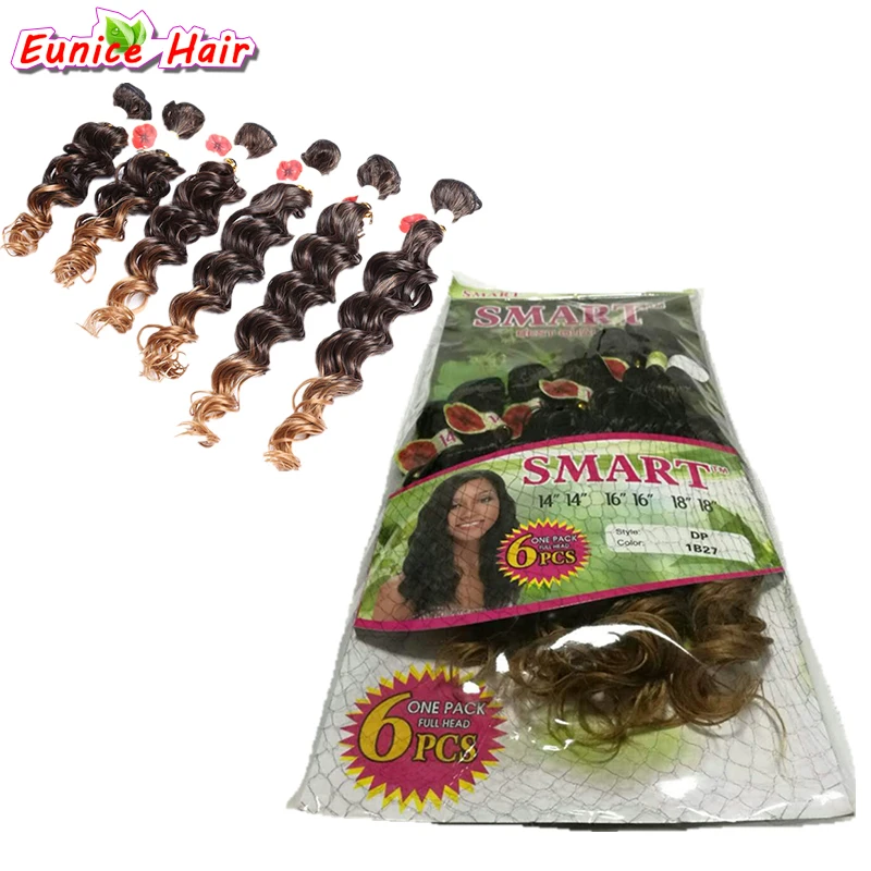 14'' 16'' 18'' 6pcs/pack Deep wave brazialin cheap synthetic braiding jerry curl hair extension curl weaving ombre two tone hair
14'' 16'' 18'' 6pcs/pack Deep wave brazialin cheap synthetic braiding jerry curl hair extension curl weaving ombre two tone hair
