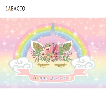 Laeacco Unicorn Rainbow Light Bokeh Clouds Birthday Photography Backgrounds Customized Photographic Backdrops For Photo Studio
Laeacco Unicorn Rainbow Light Bokeh Clouds Birthday Photography Backgrounds Customized Photographic Backdrops For Photo Studio