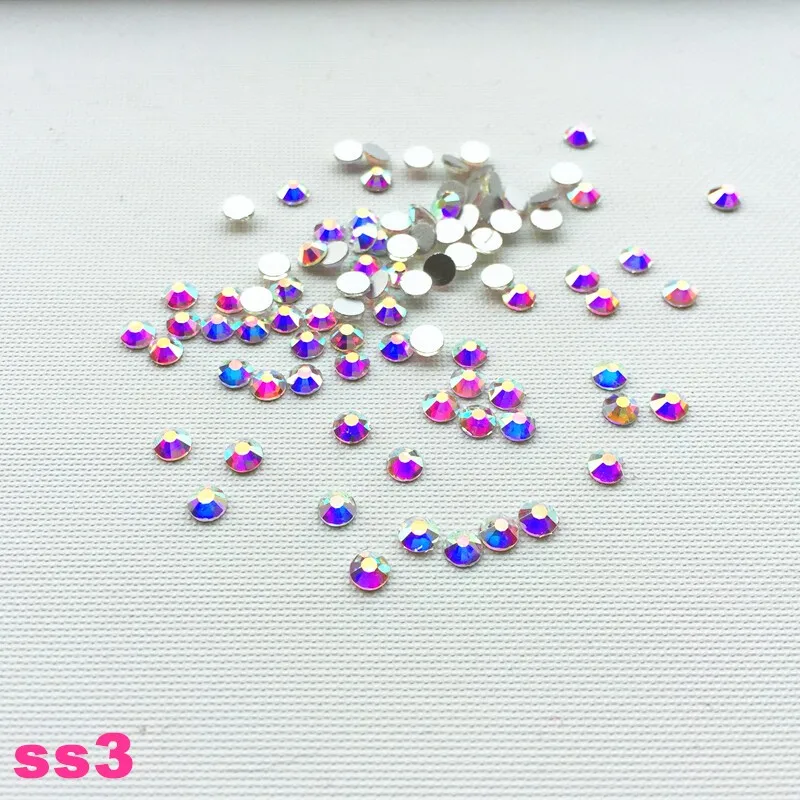 Sale! Super Shiny SS3(1.3mm)1440pcs/Bag Crystal AB color 3D Non HotFix FlatBack Nail Art Decorations Flatback Rhinestones
Sale! Super Shiny SS3(1.3mm)1440pcs/Bag Crystal AB color 3D Non HotFix FlatBack Nail Art Decorations Flatback Rhinestones