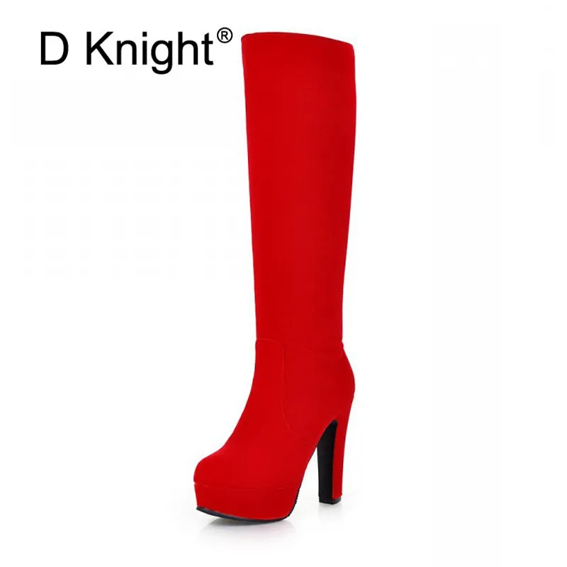 Fashion Ladies Knee High Winter Boots Soft Flock Leather Boots Woman Black Zip Warm Fur Women Thigh High Boots Shoes Big Size 45
Fashion Ladies Knee High Winter Boots Soft Flock Leather Boots Woman Black Zip Warm Fur Women Thigh High Boots Shoes Big Size 45