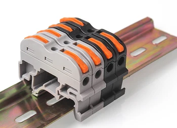 NEW 50/100PCS Type SPL-1 PCT-211DIN Rail Terminal Block Quick Push Connection Terminal Press Connector Replace UK2.5B 0.08-4MM2
NEW 50/100PCS Type SPL-1 PCT-211DIN Rail Terminal Block Quick Push Connection Terminal Press Connector Replace UK2.5B 0.08-4MM2