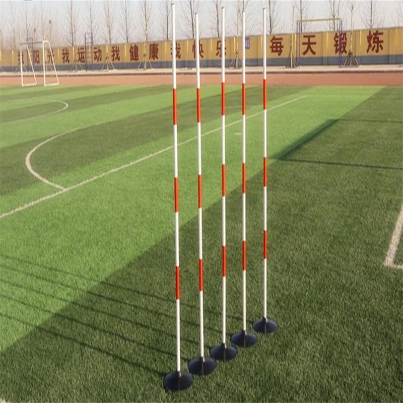 120cm Multipurpose Football training pole Driving car trainging rod School test vertical stick with rubber base 5pcs/set
120cm Multipurpose Football training pole Driving car trainging rod School test vertical stick with rubber base 5pcs/set