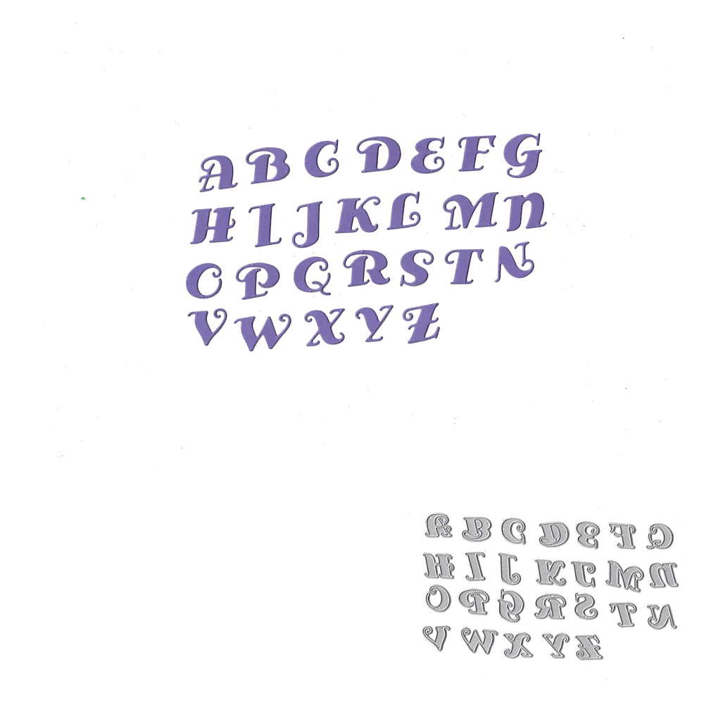 26 Pcs English Capital Alphabet Metal Cutting Die Stencil Template for Scrapbooking Paper Craft Album Card Gift Decor Blade Dies
26 Pcs English Capital Alphabet Metal Cutting Die Stencil Template for Scrapbooking Paper Craft Album Card Gift Decor Blade Dies