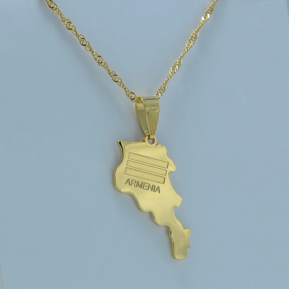 Armenia map Gold color pendant necklaces fashion items jewellery Country maps Armenians map jewelry #J0331
Armenia map Gold color pendant necklaces fashion items jewellery Country maps Armenians map jewelry #J0331