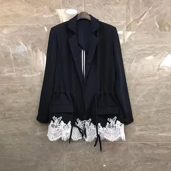 TVVOVVIN Blazers Lace Spliced Suit Blazer Drawstring Long Sleeve Slim High Waist Suit Coat 2018 Autumn Womens Casual Wear V967
TVVOVVIN Blazers Lace Spliced Suit Blazer Drawstring Long Sleeve Slim High Waist Suit Coat 2018 Autumn Womens Casual Wear V967