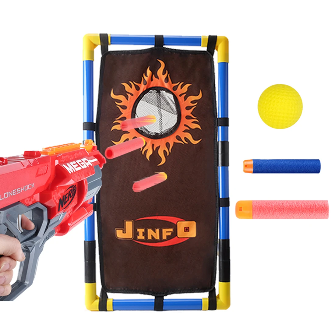 Shooting Games Toy Stand Scoring Target Frame Rack Stand for Tactical For Nerf Soft Foam Darts/Ball Shot/Sucker Shot
Shooting Games Toy Stand Scoring Target Frame Rack Stand for Tactical For Nerf Soft Foam Darts/Ball Shot/Sucker Shot