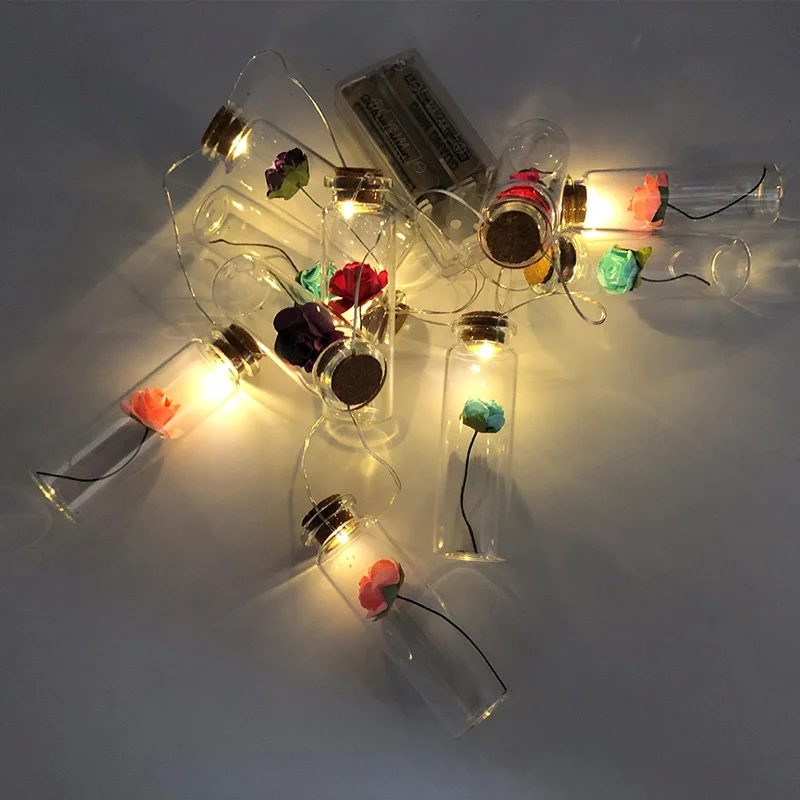 LED String Lights Copper Wire Rose Wishing Bottle String Lights Christmas Decoration MDJ998
LED String Lights Copper Wire Rose Wishing Bottle String Lights Christmas Decoration MDJ998