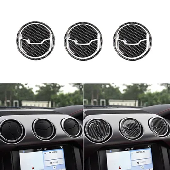 Carbon Fiber Mid Air Condition Vent Outlet Cover Trim Sticker Decoration Interior For Ford Mustang 2015 2016 2017
Carbon Fiber Mid Air Condition Vent Outlet Cover Trim Sticker Decoration Interior For Ford Mustang 2015 2016 2017