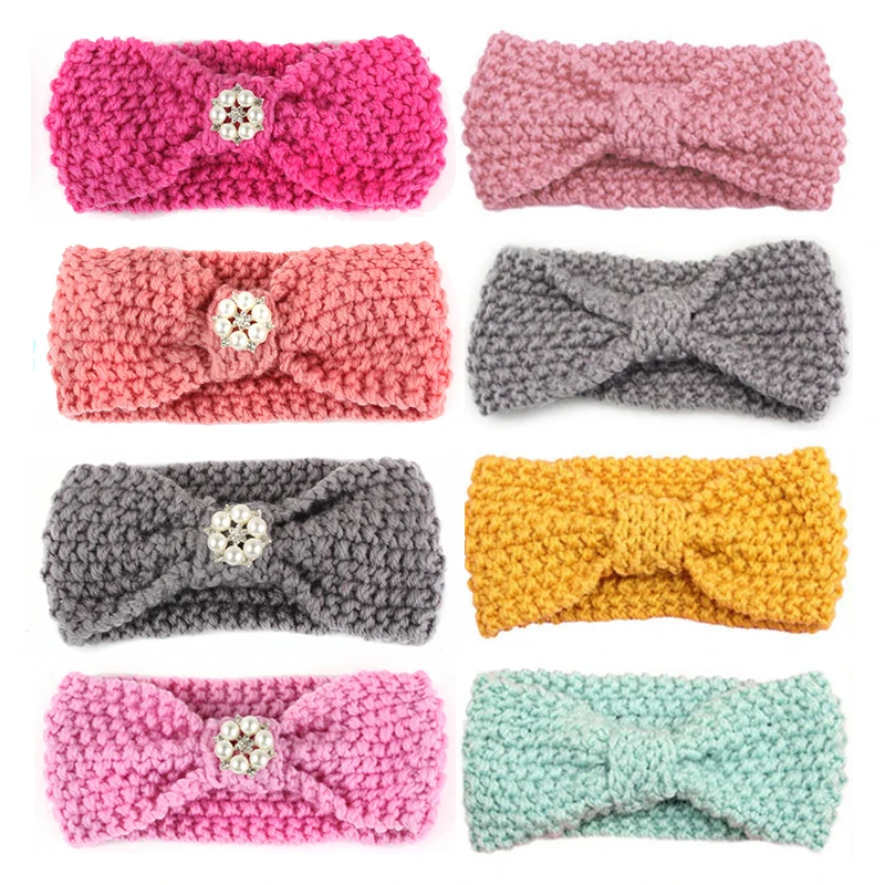 Crochet Baby Girl Headbands Pearl Flower Baby Bows Knot Hair Band Ear Warmer Knitted Newborn Headband Haarband Autumn Winter
Crochet Baby Girl Headbands Pearl Flower Baby Bows Knot Hair Band Ear Warmer Knitted Newborn Headband Haarband Autumn Winter