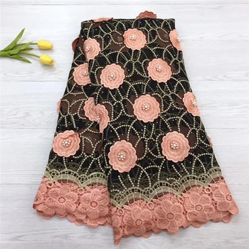 VILLIEA 3D Flowers Tulle Lace Fabric High Quality African Lace Fabric With Beads Lace Material For Bridal Lace For Wedding
VILLIEA 3D Flowers Tulle Lace Fabric High Quality African Lace Fabric With Beads Lace Material For Bridal Lace For Wedding