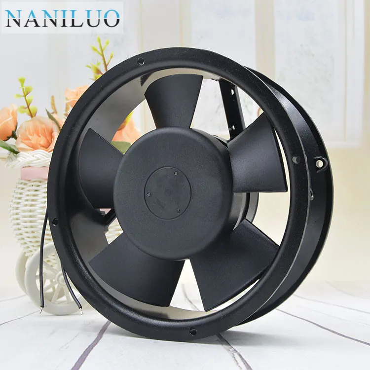 

XF17562ABHL Full Circle Axial Blower Cooling Fan AC 220V-240V 0.18A 28W 17050 17cm 170*170*50mm 2 Wires 50/60HZ