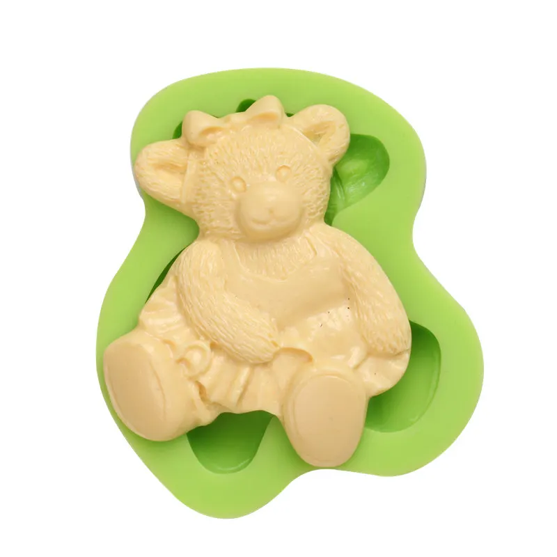 3D Sitting Gummi Bear with Skirt Fondant Silicon Molds for Polymer Clay Art and Craft
3D Sitting Gummi Bear with Skirt Fondant Silicon Molds for Polymer Clay Art and Craft