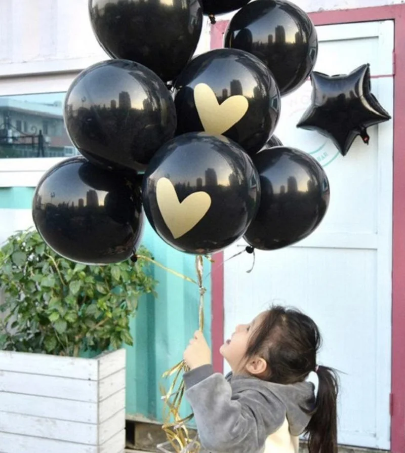 10pcs/lot 10inch Gold Heart Printed Balloons White black Pink Wedding Latex Balloons Baby Shower Birthday Party Kids Party Decor
10pcs/lot 10inch Gold Heart Printed Balloons White black Pink Wedding Latex Balloons Baby Shower Birthday Party Kids Party Decor