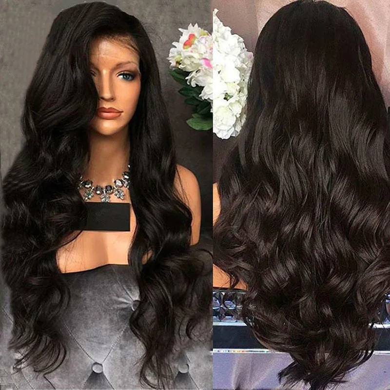 Training Head New Ladies Front Lace Wig In The Split Side Long Curly Hair Black Fluffy Big Wave Chemical Fiber Hair Sets G0506
Training Head New Ladies Front Lace Wig In The Split Side Long Curly Hair Black Fluffy Big Wave Chemical Fiber Hair Sets G0506