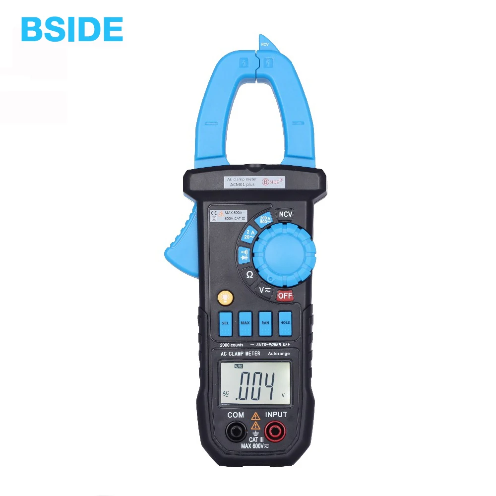 

Mini Digital Clamp Meters AC/DC Current Voltage BSIDE ACM01Plus True RMS Auto Range VFC Capacitance Non Contact Multimeter