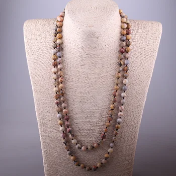 Fashion Bohemian Jewelry long Knotted Halsband Crazylace Stone Necklace Free Shipping
Fashion Bohemian Jewelry long Knotted Halsband Crazylace Stone Necklace Free Shipping