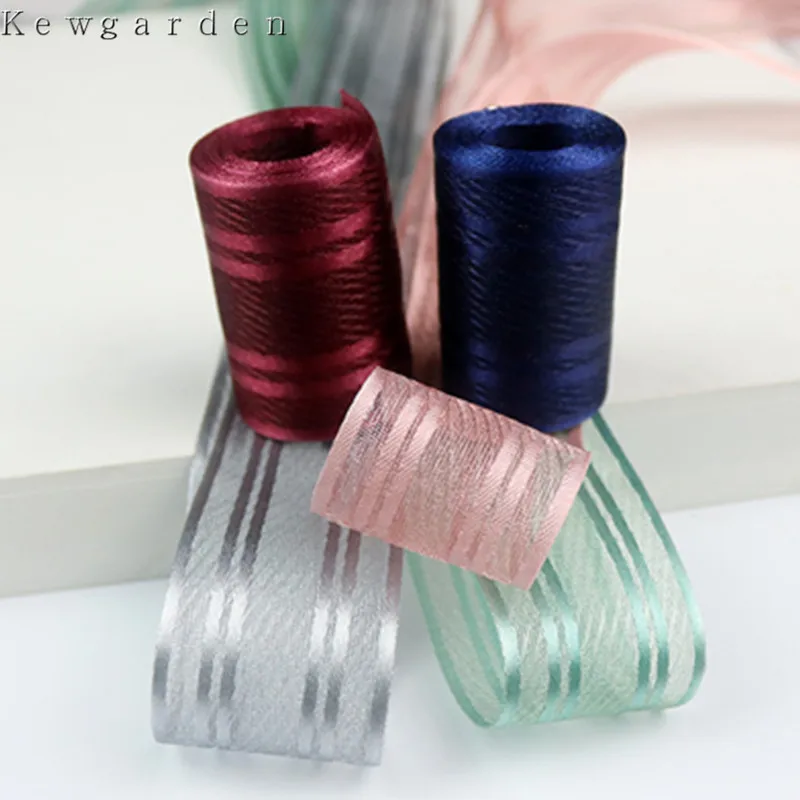 40mm 4cm Stripe Yarn Twill Ribbon Handmade Riband Tape DIY bowknot accessories satin tapes 4m/lot
40mm 4cm Stripe Yarn Twill Ribbon Handmade Riband Tape DIY bowknot accessories satin tapes 4m/lot