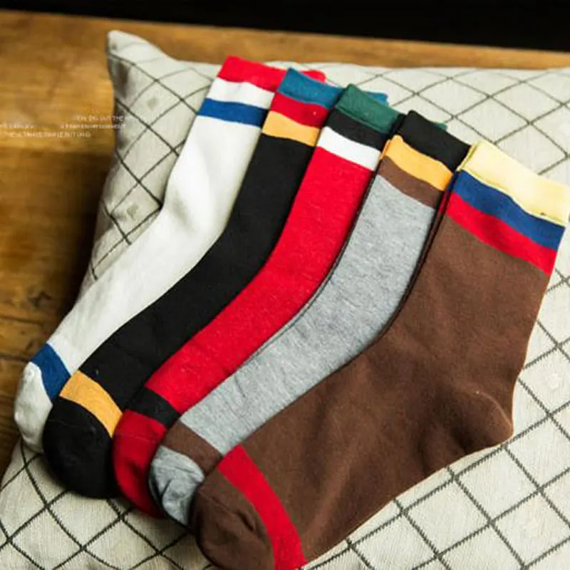 Rockbottom Men's socks Style Stripe Splice Gradient Color brand elite Breathable long cotton socks for Happy men wholesale socks
Rockbottom Men's socks Style Stripe Splice Gradient Color brand elite Breathable long cotton socks for Happy men wholesale socks