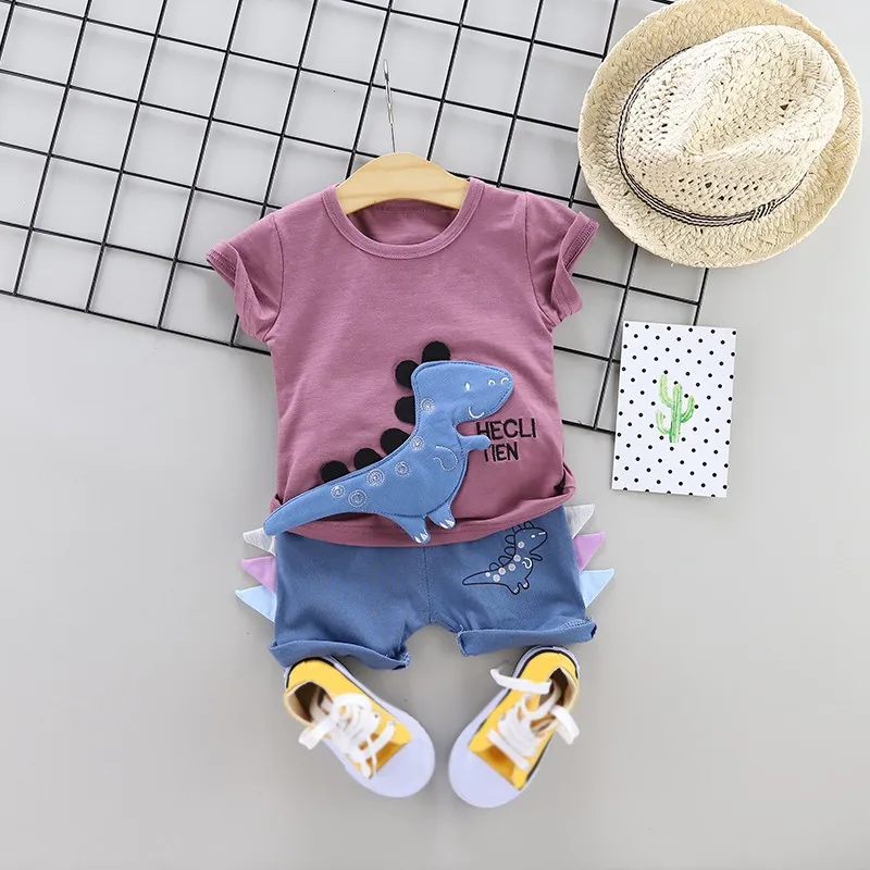 Children Summer Cotton Dinosaur Printed Short Sleeve T-shirt Round Collar Casual Tops+Pants Boy Girl outfit Clothing Set
Children Summer Cotton Dinosaur Printed Short Sleeve T-shirt Round Collar Casual Tops+Pants Boy Girl outfit Clothing Set