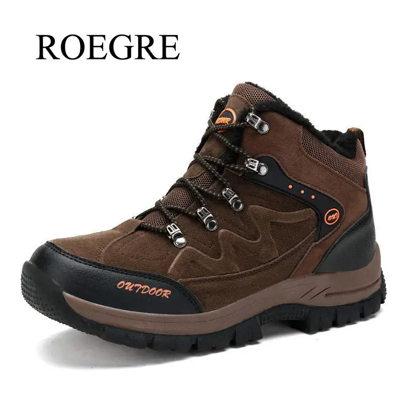 ROEGRE Winter Warm Snow Boots For Men Sneakers Male Shoes Adult Non Slip Rubber Outdoor Casual Work Safety Unisex Ankle Boots
ROEGRE Winter Warm Snow Boots For Men Sneakers Male Shoes Adult Non Slip Rubber Outdoor Casual Work Safety Unisex Ankle Boots