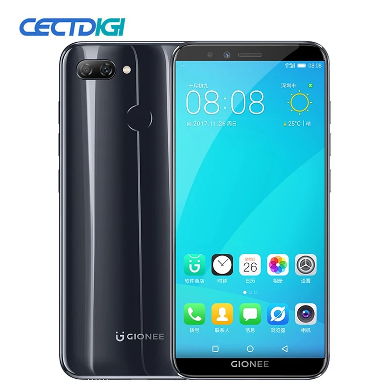 Global Version Gionee S11 Lite 4G Smartphone Android 7.1 Snapdragon 430 Octa Core 4GB 64GB 5.7 Inch Fingerprint ID Mobile Phone
Global Version Gionee S11 Lite 4G Smartphone Android 7.1 Snapdragon 430 Octa Core 4GB 64GB 5.7 Inch Fingerprint ID Mobile Phone