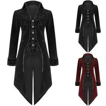Oeak 2019 Hot Men Vintage Luxury Steampunk Coats Retro Mens Gothic Punk Style Costume For Party Men Outwear Tuxedo Coat
Oeak 2019 Hot Men Vintage Luxury Steampunk Coats Retro Mens Gothic Punk Style Costume For Party Men Outwear Tuxedo Coat