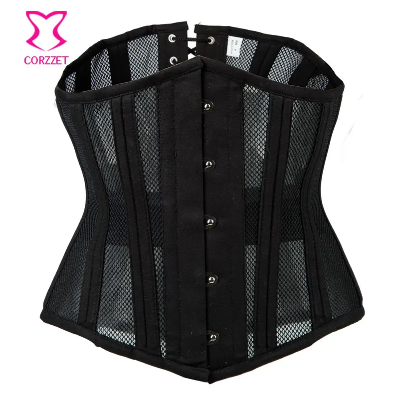 Corzzet Black Transparent Underbust Cotton Corset Steel Boned Waist Cincher Slimming Shaper Boned Plus Size Waist Belt
Corzzet Black Transparent Underbust Cotton Corset Steel Boned Waist Cincher Slimming Shaper Boned Plus Size Waist Belt