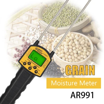 Digital Grain Moisture Meter Corn Wheat Rice Bean Rapeseed Moisture Tester Digital Analyzer Smart Sensor AR991
Digital Grain Moisture Meter Corn Wheat Rice Bean Rapeseed Moisture Tester Digital Analyzer Smart Sensor AR991