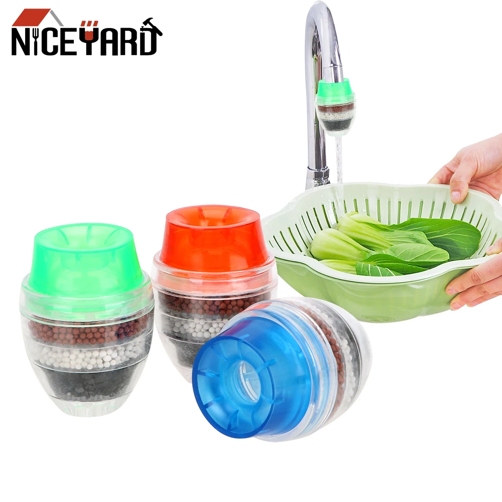 

NICEYARD 5-layer Filter Faucet Tap Water Purifier Activated Carbon Tap water Clean Gadgets Filter Home Improvement