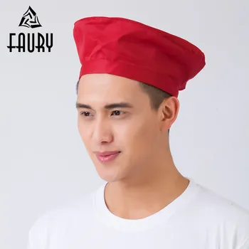 Men Women Pure Color Chef Hat Cap Waiters Working Hat Restaurant Kitchen Chef Flat Hats Food Serice Accessories White Black Red
Men Women Pure Color Chef Hat Cap Waiters Working Hat Restaurant Kitchen Chef Flat Hats Food Serice Accessories White Black Red
