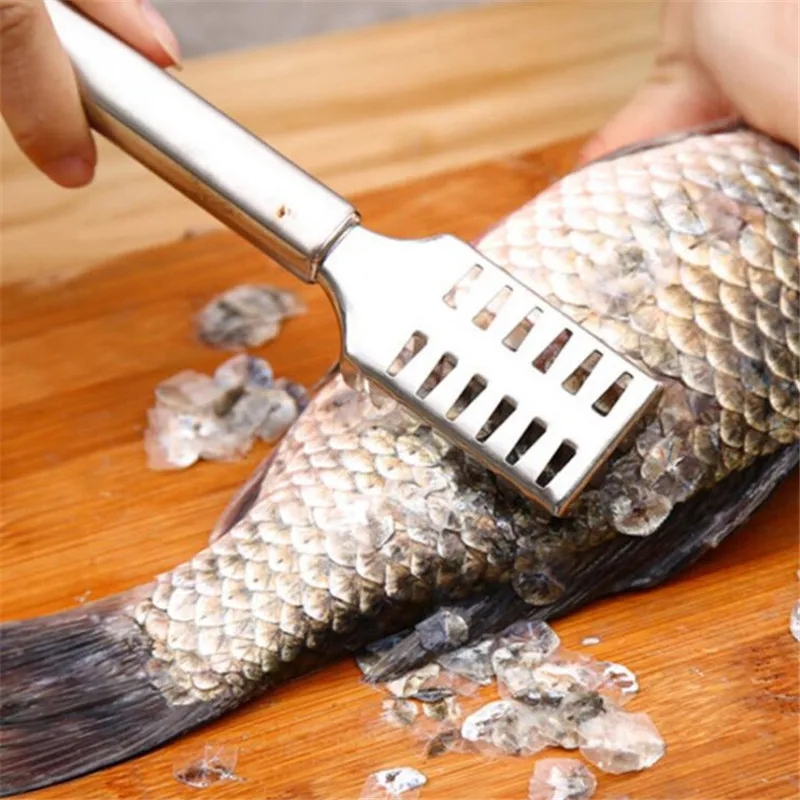 Stainless Steel Fast Cleaning Fish Scale Peeler Seafood Crackers Picks Fish Scaler Scraper Fish Skin Remover Tools
Stainless Steel Fast Cleaning Fish Scale Peeler Seafood Crackers Picks Fish Scaler Scraper Fish Skin Remover Tools
