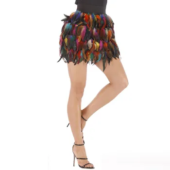 Fashion Feathers High Waist Street Wear European Style Sexy Skirts 2019 Summer Women Stage Perform Wear Kawaii Club Party Dress
Fashion Feathers High Waist Street Wear European Style Sexy Skirts 2019 Summer Women Stage Perform Wear Kawaii Club Party Dress