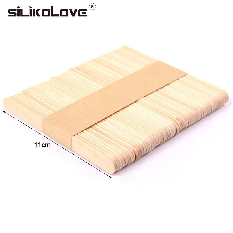 SILIKOLOVE 50Pcs/Lot Natural Wooden Sticks Silicone Ice Cream Molds For Popsicle Stick Kids DIY Hand Crafts Art Tools CE / EU
SILIKOLOVE 50Pcs/Lot Natural Wooden Sticks Silicone Ice Cream Molds For Popsicle Stick Kids DIY Hand Crafts Art Tools CE / EU